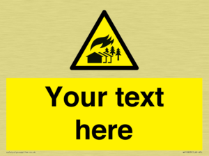 Custom Warning: Large scale fire zone